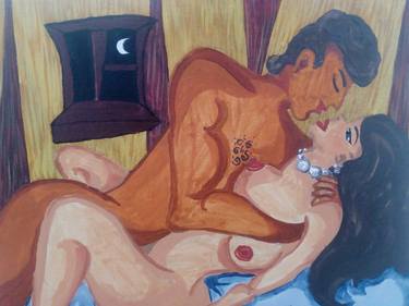 Original Love Painting by Valeria Koroteeva