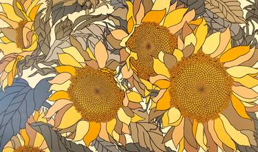 Original Floral Painting by Regina Moscheto