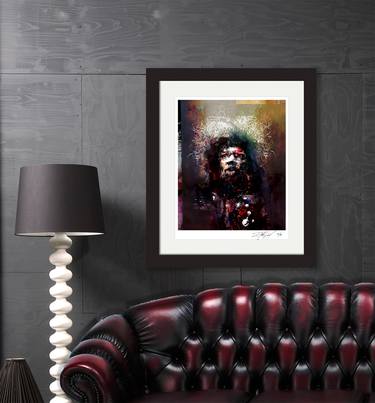 JIMI HENDRIX ART 'Kiss The Sky' - Limited Edition 2 of 15 thumb