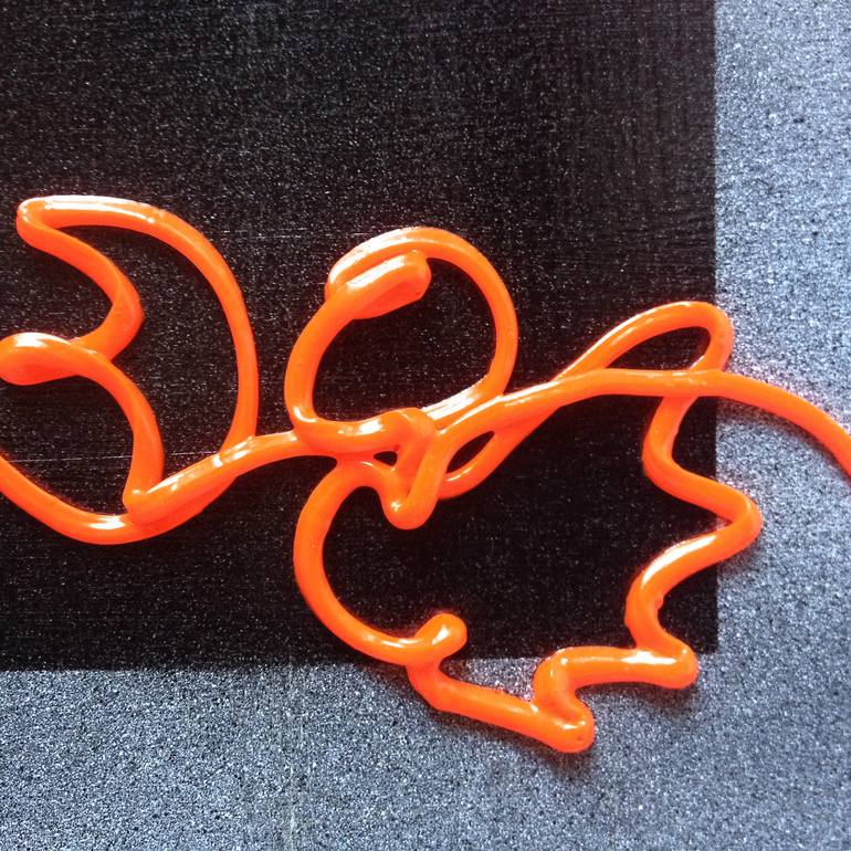 Original Abstract Graffiti Painting by Kat Honey