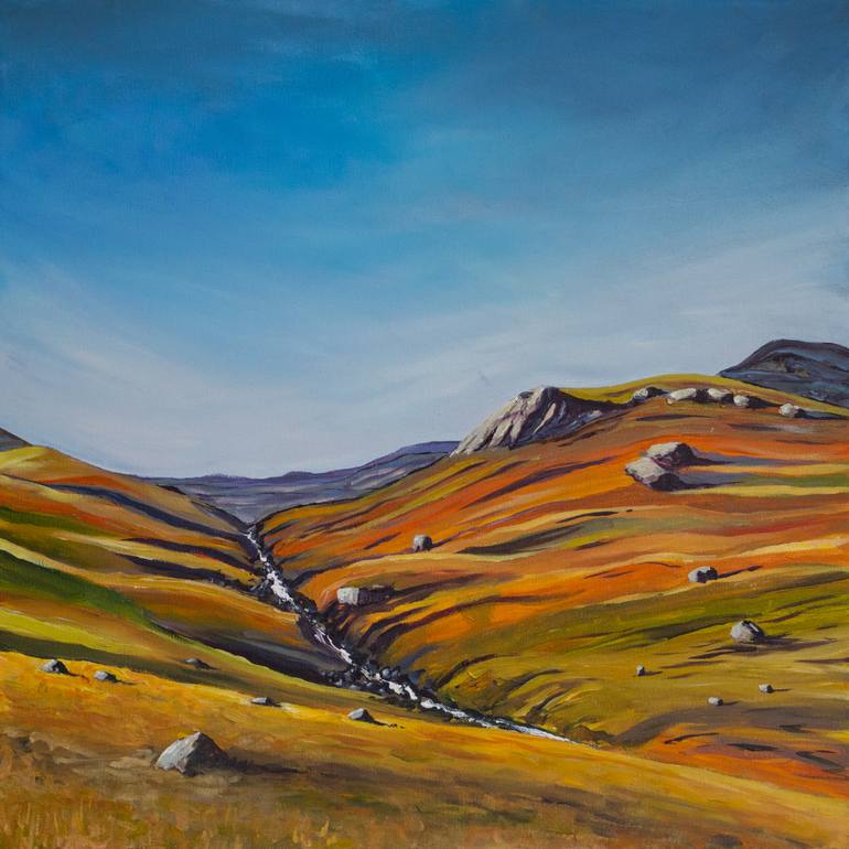 Sourmilk Gill Painting by Rob Kitney | Saatchi Art