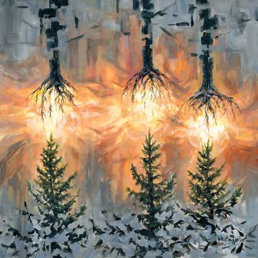 Original Tree Paintings by Melani Pyke