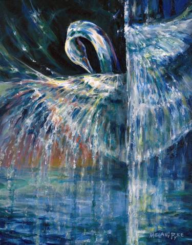 Original Abstract Water Paintings by Melani Pyke