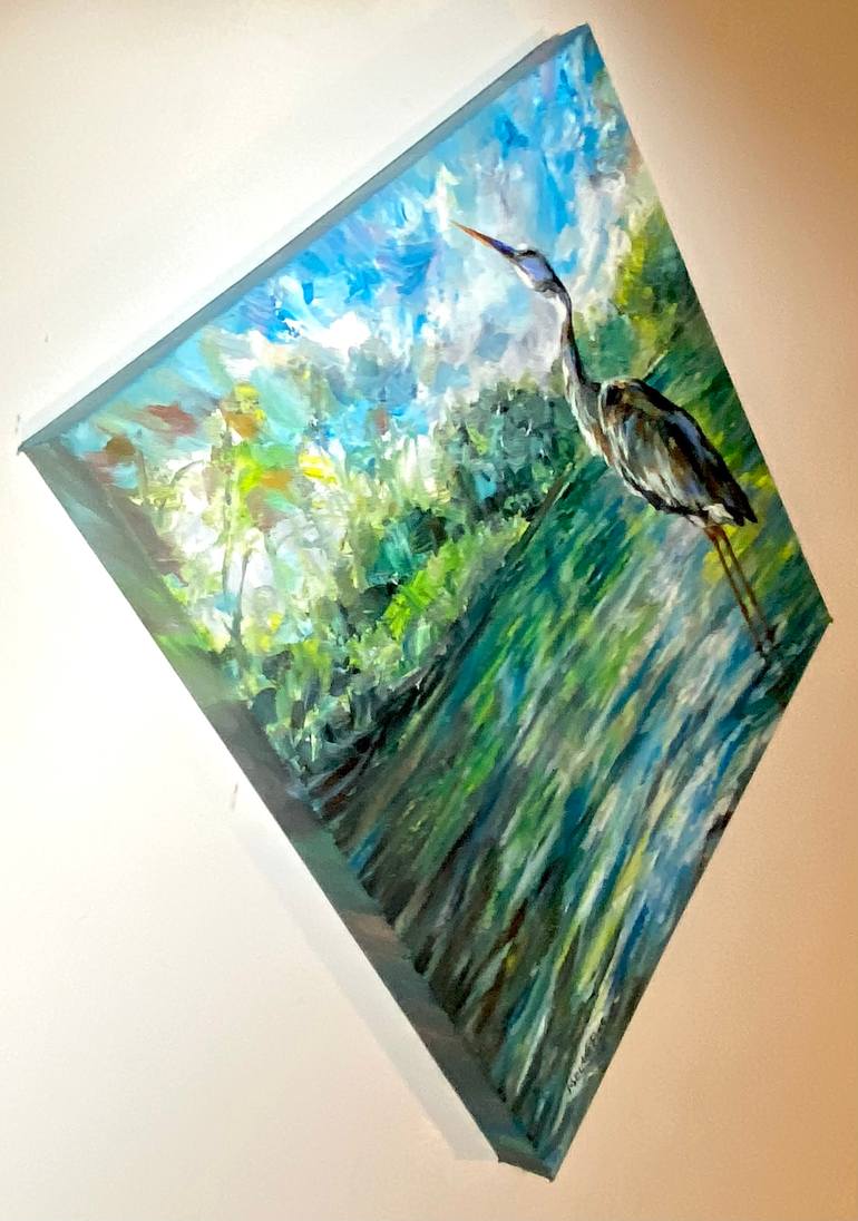Original Impressionism Animal Painting by Melani Pyke