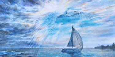 Original Realism Sailboat Paintings by Melani Pyke