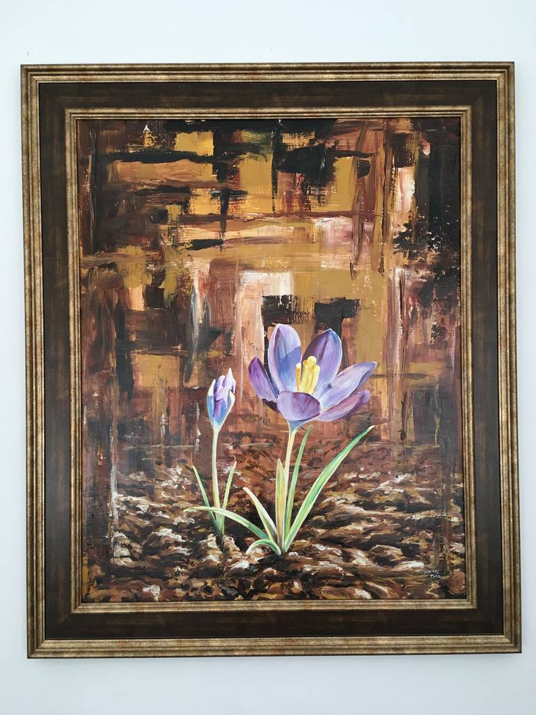 Original Fine Art Floral Painting by Melani Pyke