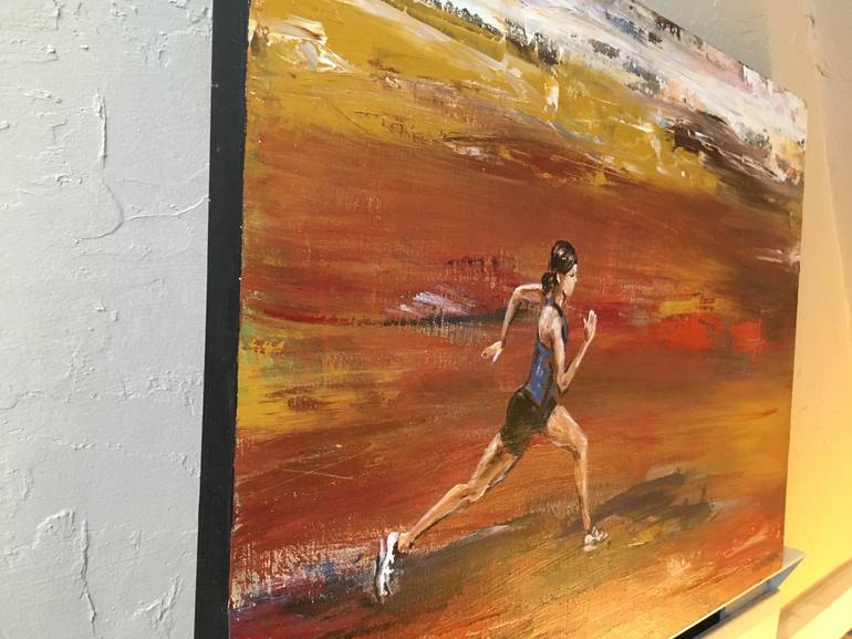Original Expressionism Sports Painting by Melani Pyke