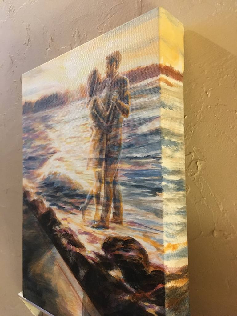 Original Figurative Seascape Painting by Melani Pyke