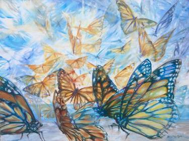 Monarch Butterflies as Angels: Beach Migration thumb