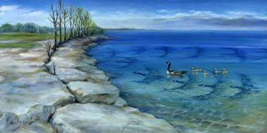 Original Surrealism Seascape Paintings by Melani Pyke