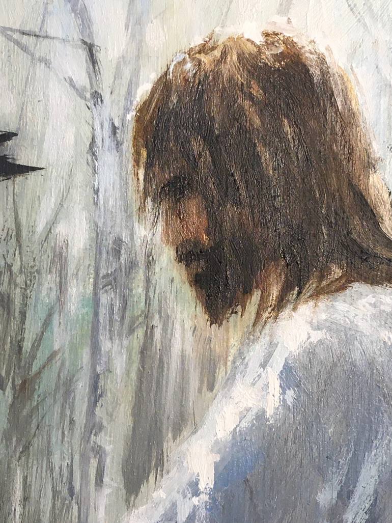 Original Surrealism Religion Painting by Melani Pyke