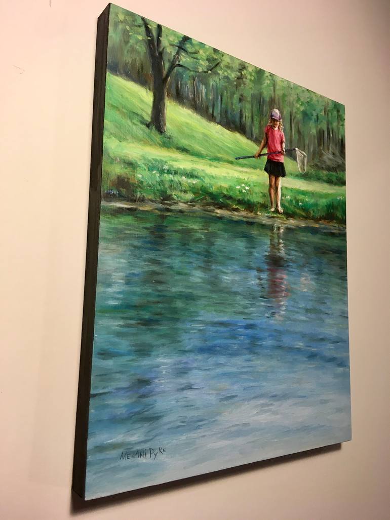 Original Realism Children Painting by Melani Pyke