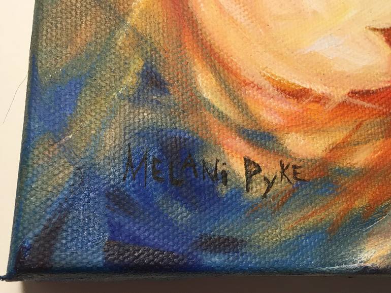 Original Surrealism People Painting by Melani Pyke