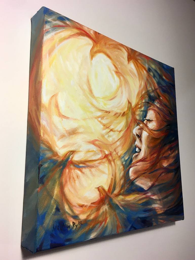 Original Surrealism People Painting by Melani Pyke