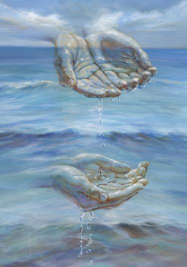 Print of Realism Water Paintings by Melani Pyke
