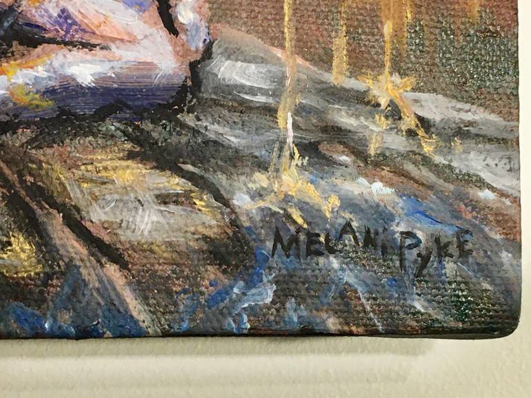 Original Surrealism Religion Painting by Melani Pyke