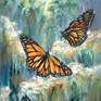 Hope on the Wings of Butterflies Painting by Melani Pyke | Saatchi Art