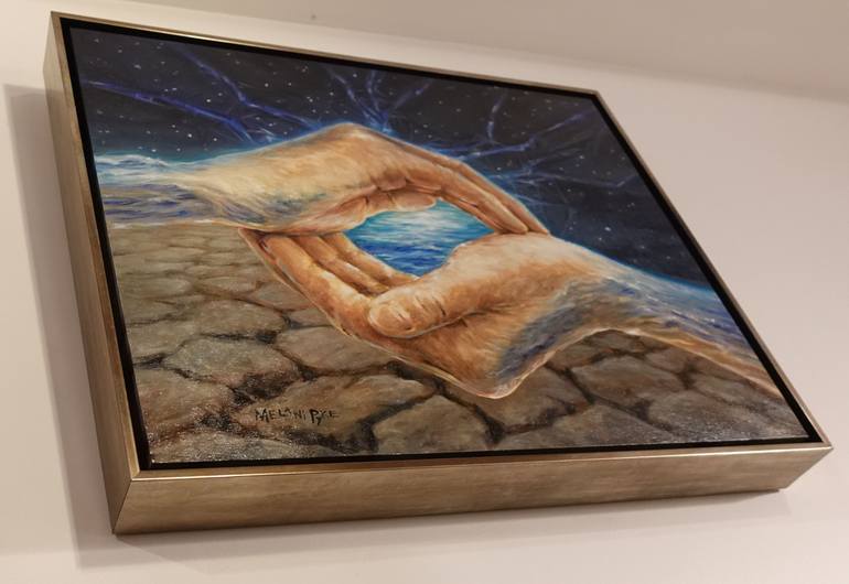 Original Surrealism Fantasy Painting by Melani Pyke