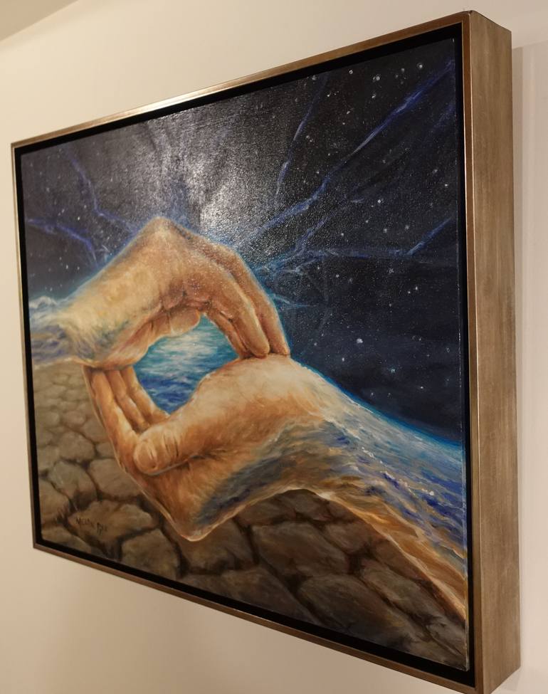 Original Surrealism Fantasy Painting by Melani Pyke