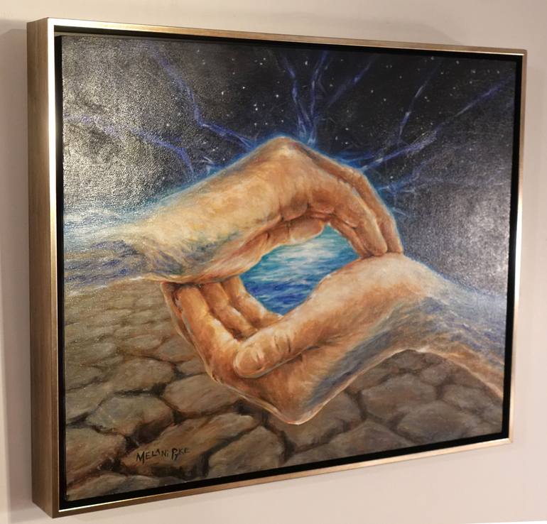 Original Surrealism Fantasy Painting by Melani Pyke