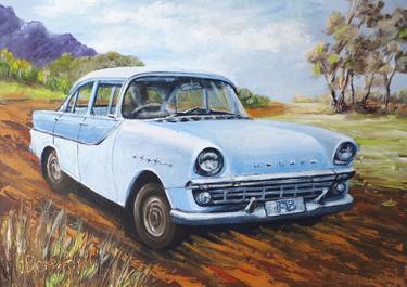 Print of Realism Car Paintings by Jennifer Beresford