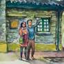 I like watercolor painting so much. Especially live painting is a good challenge for the painter that how to paint at the limited time. There is a public railway museum in Hong Kong. Many people will go there in holiday. The people love to watch the painting when my student and I was there.