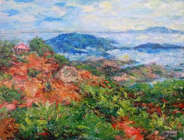 Original Impressionism Landscape Paintings by Tman Tse