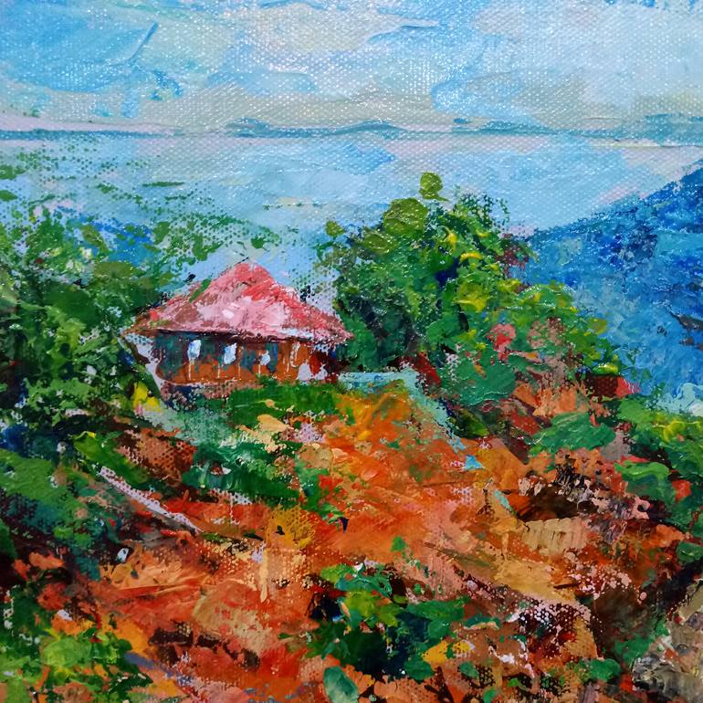 Original Impressionism Landscape Painting by Tman Tse