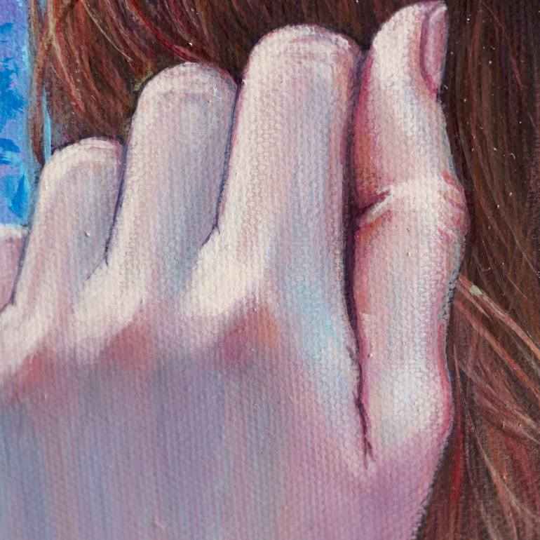 Original Fine Art Portrait Painting by Tman Tse