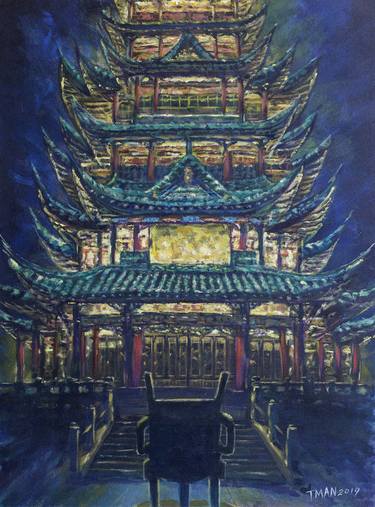 Original Fine Art Science Paintings by Tman Tse