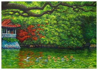 Print of Fine Art Landscape Paintings by Tman Tse