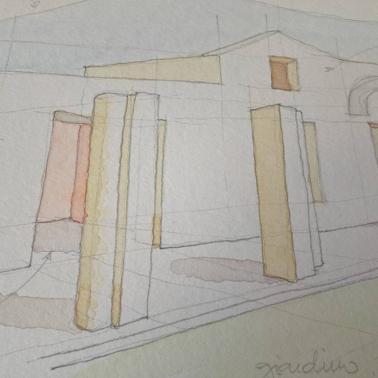 Original Realism Architecture Painting by Quico Hernández