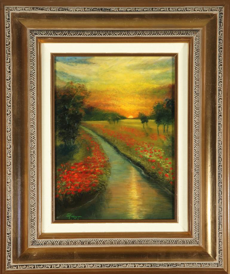 Original Impressionism Landscape Painting by Stephen Krieger