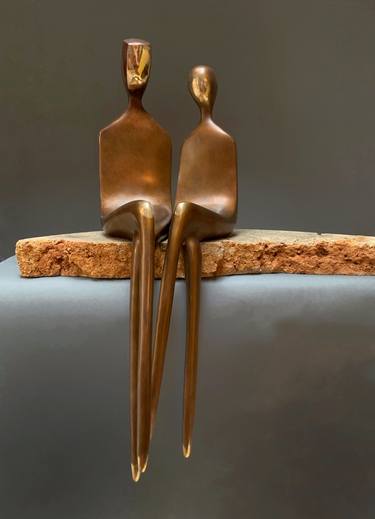 Original Figurative Love Sculpture by Yenny Cocq