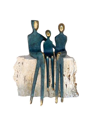 Original Figurative Family Sculpture by Yenny Cocq