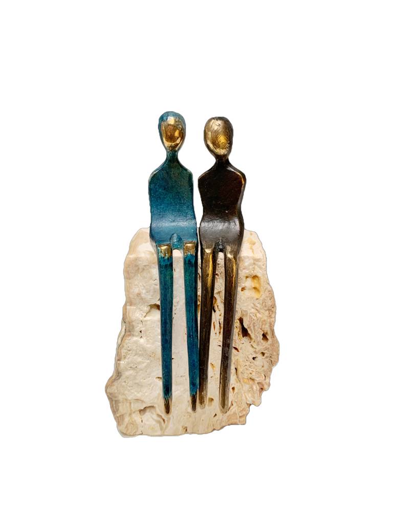 Original Figurative People Sculpture by Yenny Cocq