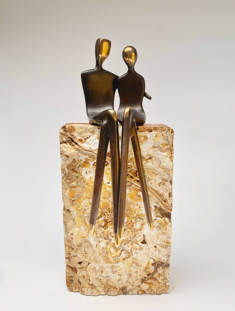 Original Figurative Love Sculpture by Yenny Cocq