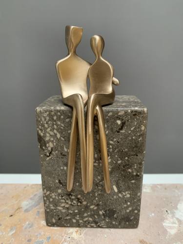 Original Figurative Love Sculpture by Yenny Cocq