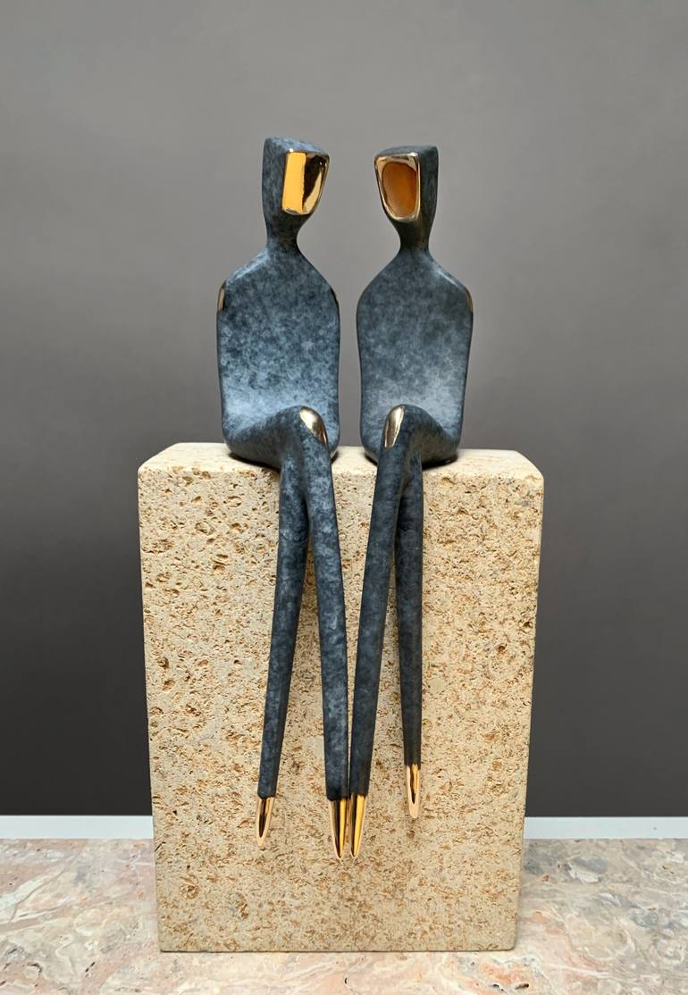 Gay Couple Sculpture Sculpture by Yenny Cocq | Saatchi Art