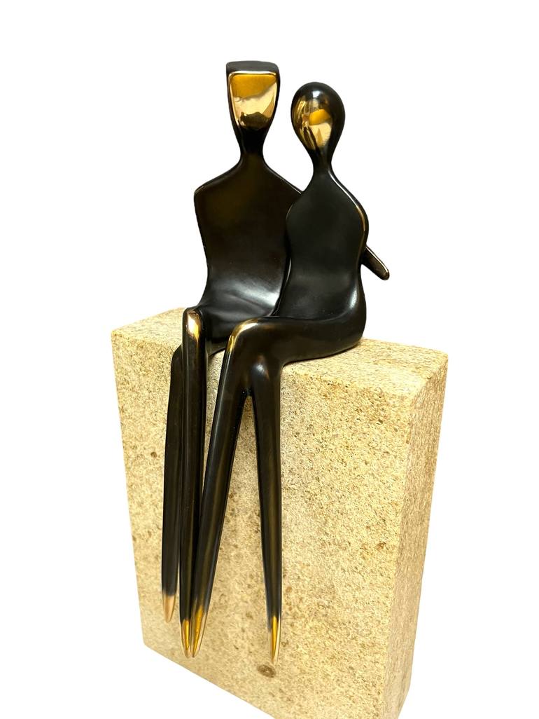 Original Figurative People Sculpture by Yenny Cocq