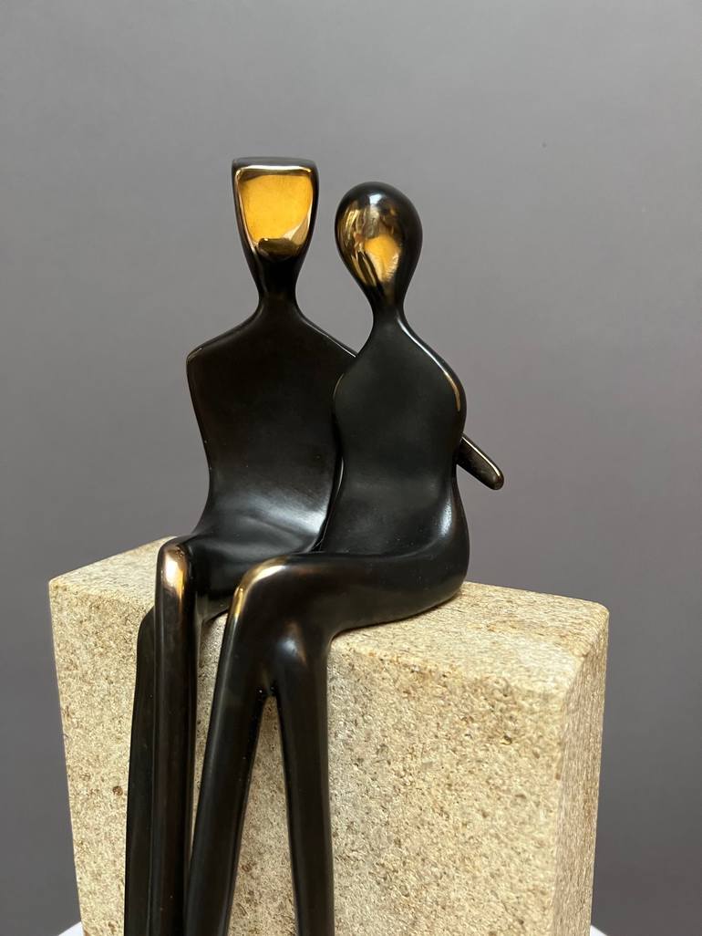 Original Figurative People Sculpture by Yenny Cocq