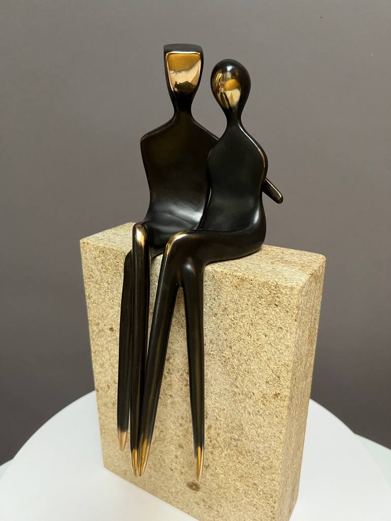 Original Figurative People Sculpture by Yenny Cocq