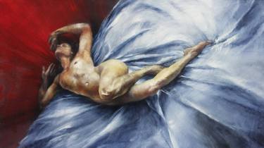 Original Figurative Women Painting by MISTRAL FDB