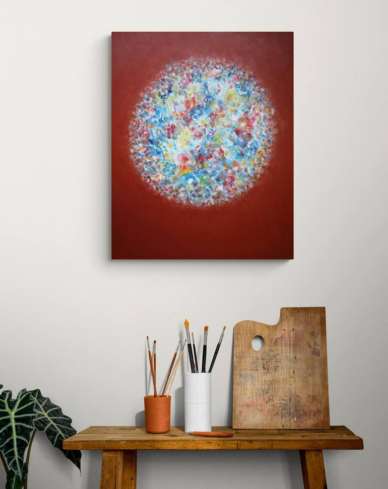 Original Fine Art Abstract Painting by Tam Chianta