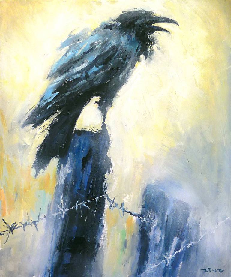 Raven painting deals