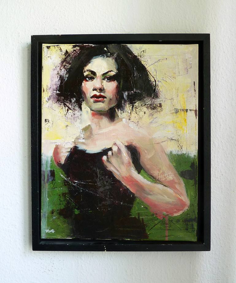 Original Figurative Women Painting by Andreas Zeug