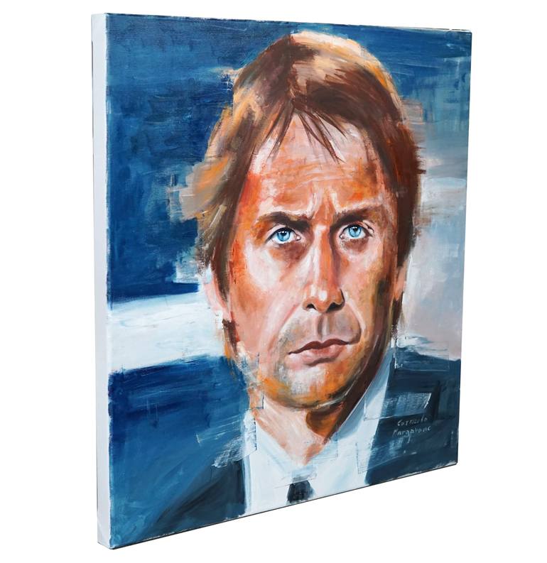 Original Expressionism People Painting by Carmelo Margarone
