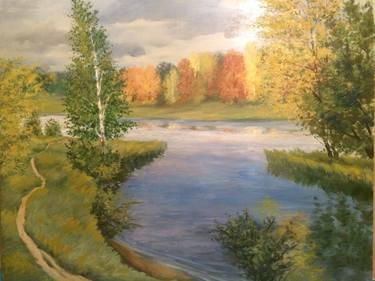 Early autumn by the river thumb