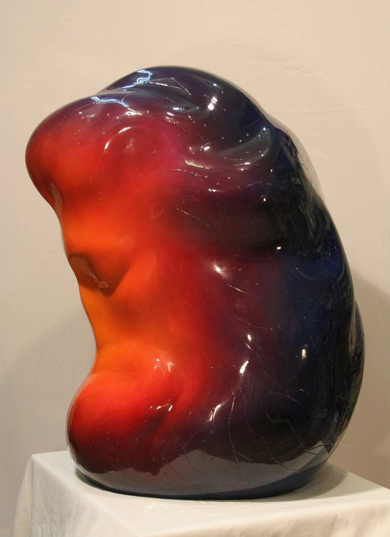 Original Art Deco Men Sculpture by Nikita Zigura