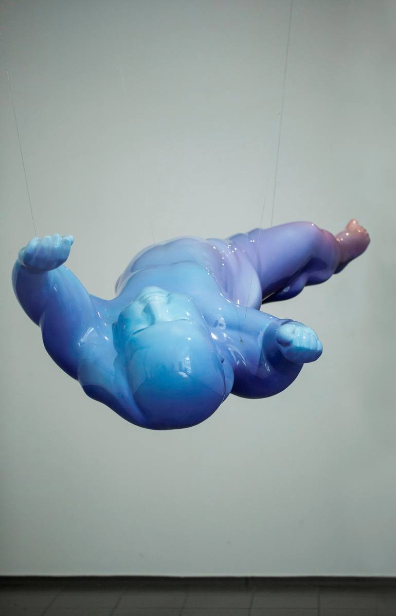 Original Art Deco Children Sculpture by Nikita Zigura